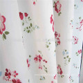 Polyester country style waterproof bathroom window curtain